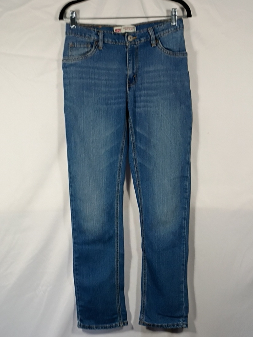 EUC Levi's Performance 511 Slim Light Wash Jeans Girls Size 16 Reg W28 L30